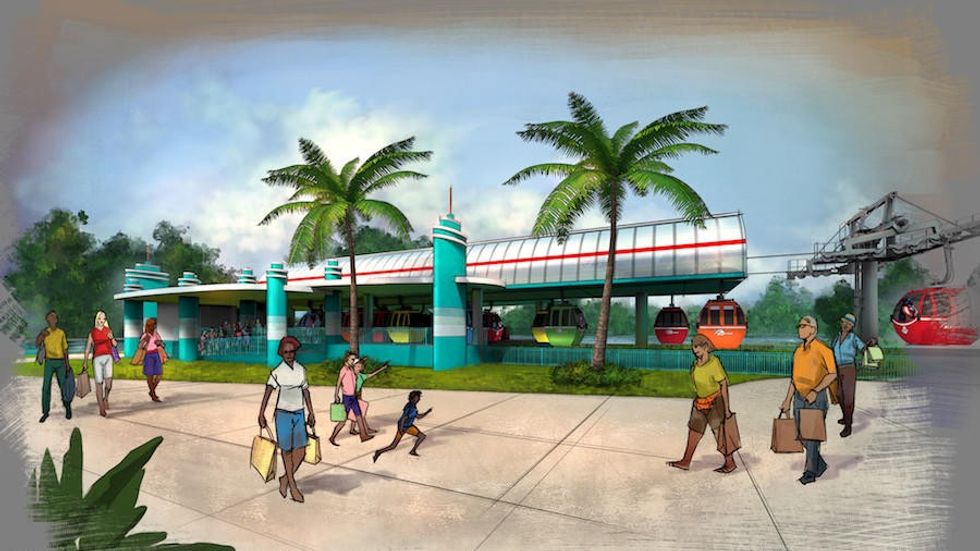 New Disney Skyliner gondola transportation system