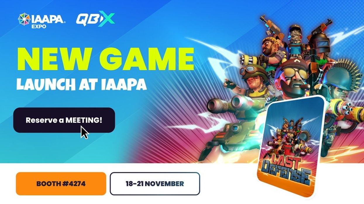 New game "Last Defense" launch at IAAPA, Booth #4274, November 18-21.