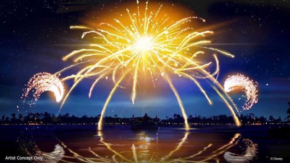 New Illuminations nighttime spectacular at Epcot Concept Art