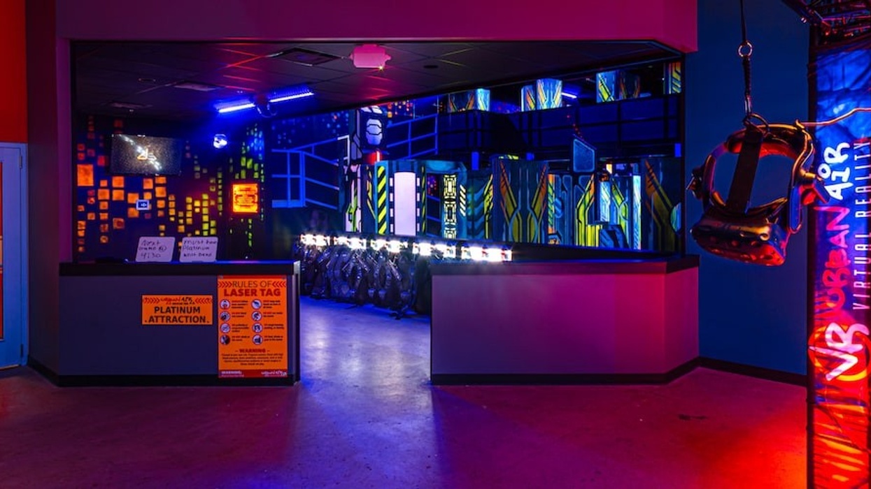 new laser tag arena by Creative Works at Urban Air Knoxville