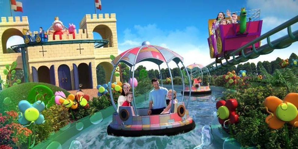 new Peppa Pig attraction at Paultons Park