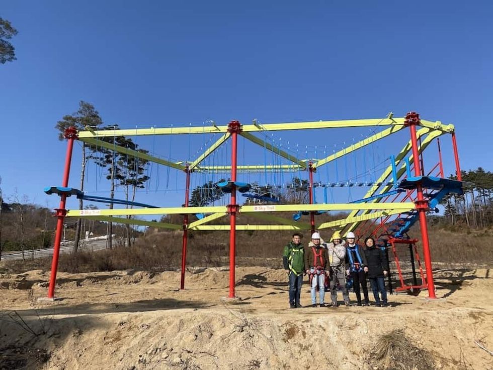 New Sky Trail at Pyeongchang Alpensia Resort in South Korea, by RCI Adventure Products