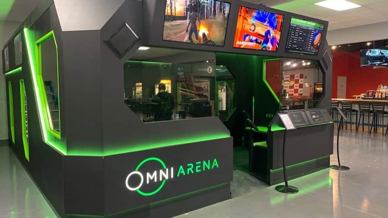 New Virtuix Omni Arena installation at Full Throttle in Cincinnati