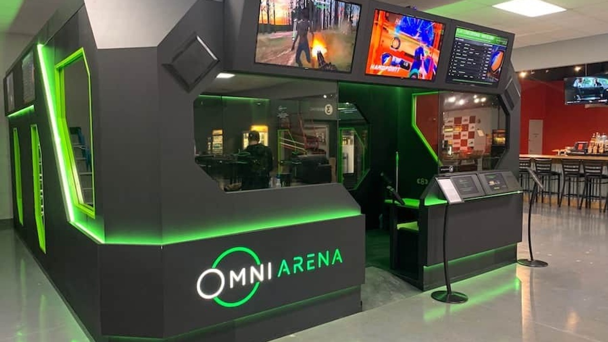 New Virtuix Omni Arena installation at Full Throttle in Cincinnati