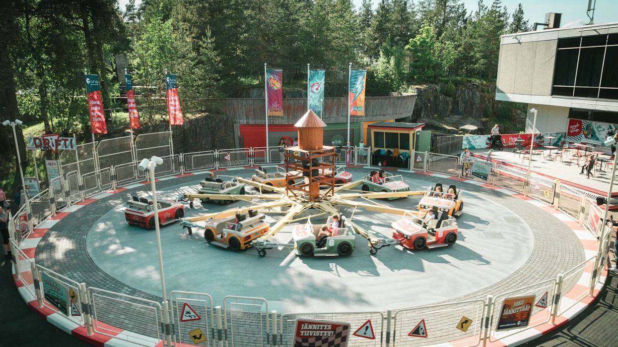 New Zierer family ride Drifter at Särkänniemi in Finland