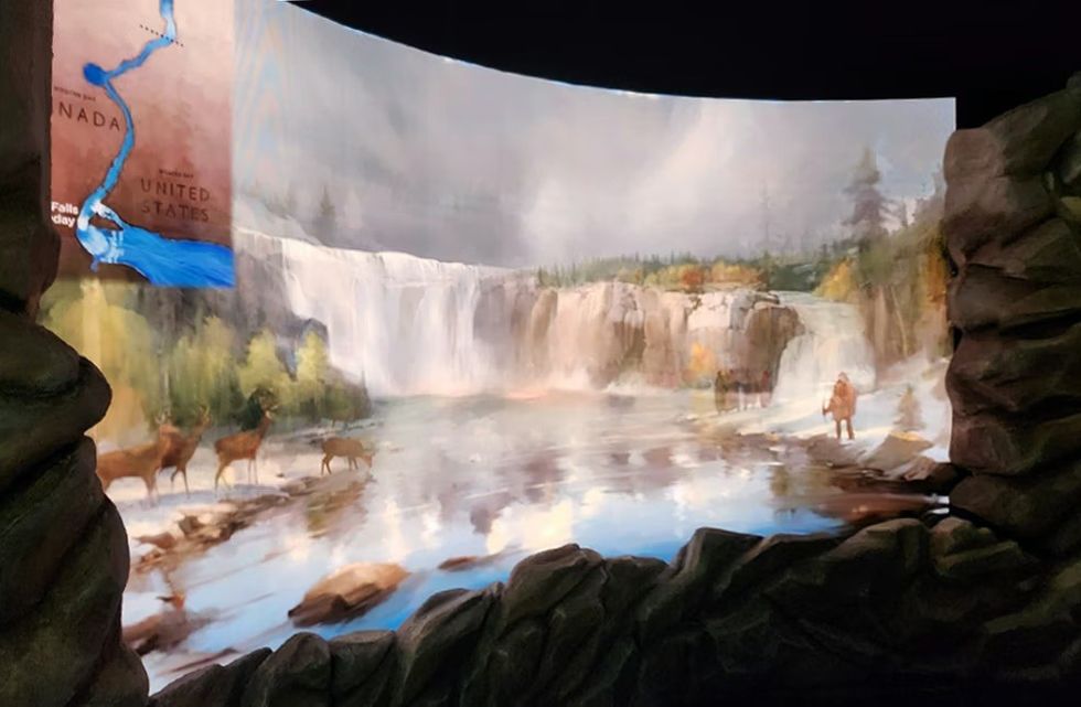 Niagara Takes Flight Eons of Erosion