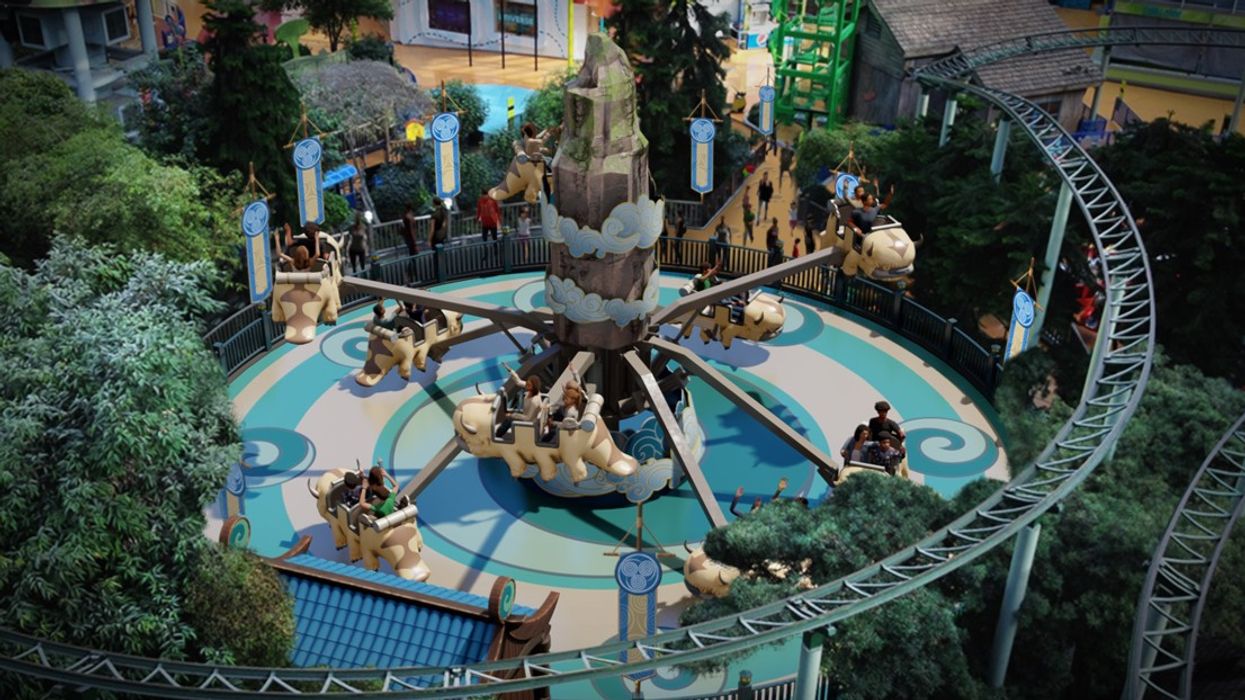 nickelodeon universe new avatar airbender ride