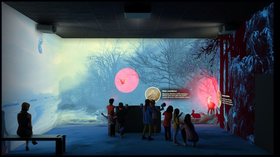 Nighttime experience Tom Ridge Environmental Center