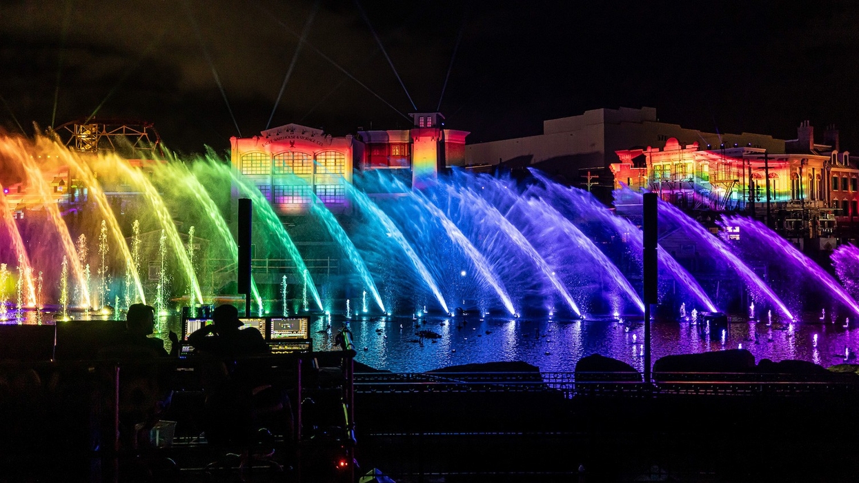 nighttime spectacular at Universal