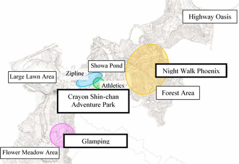 nijigen no mori anime theme park japan plan