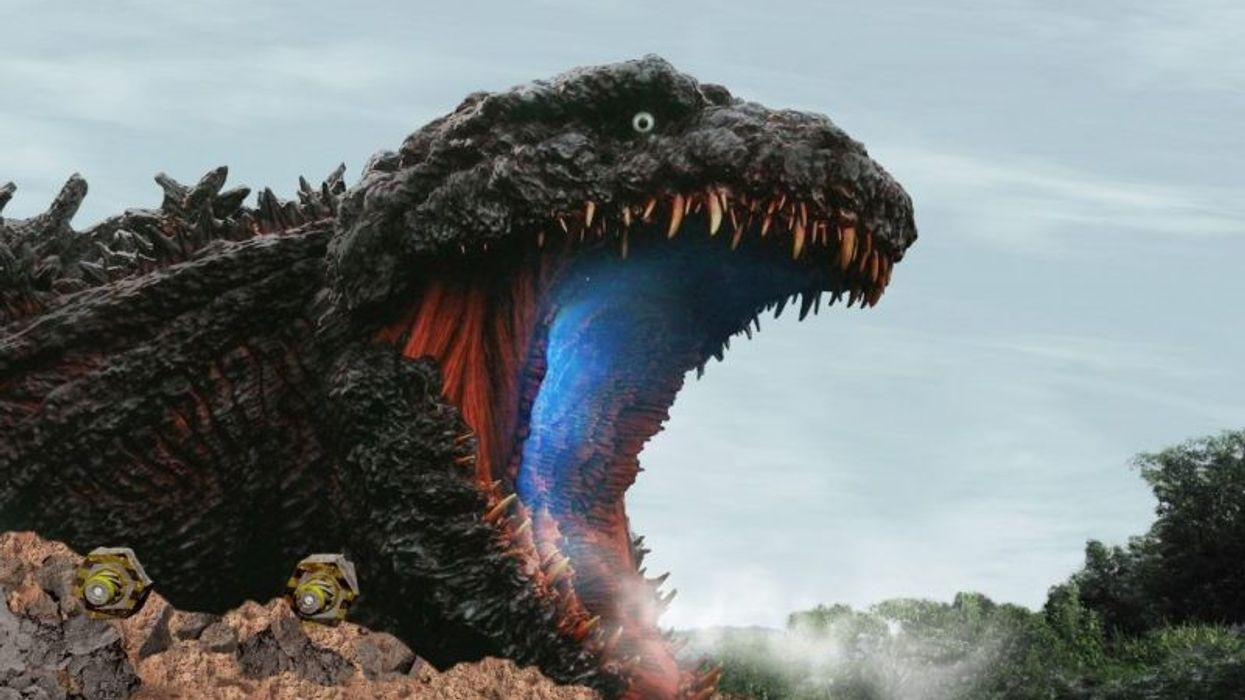 Nijigen no Mori godzilla
