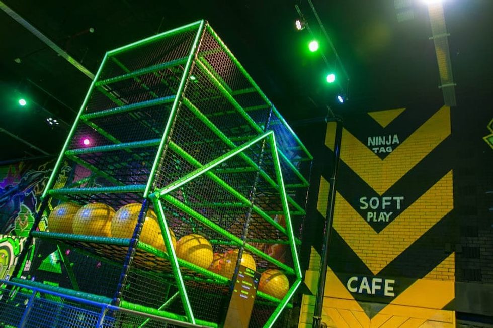 ninja tag and soft play