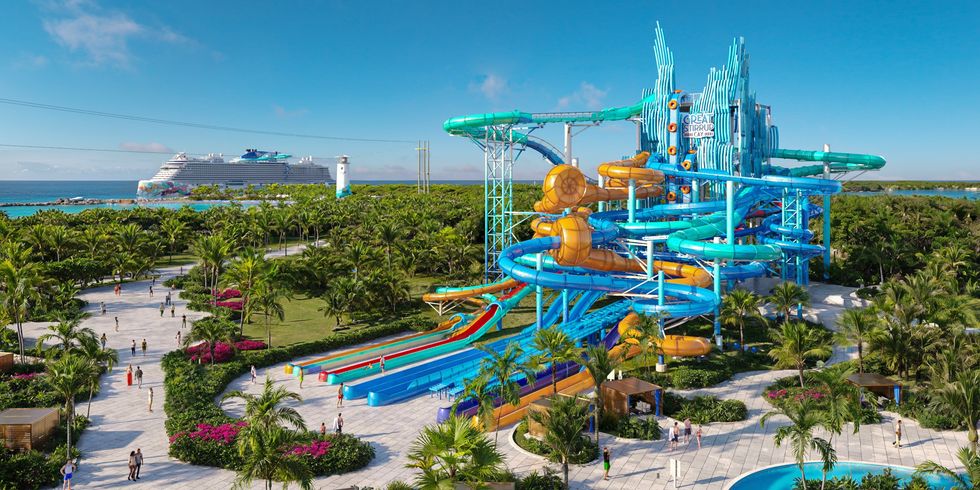 norwegian cruise line great stirrup cay water park expansion