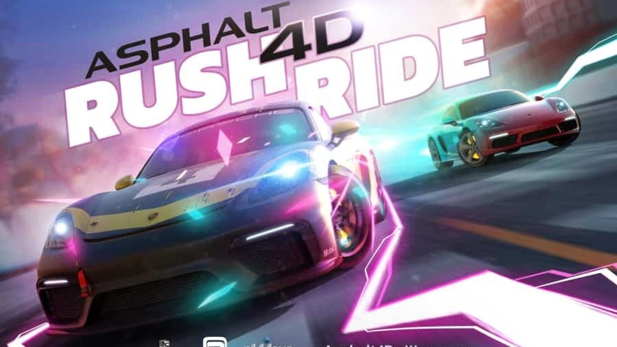 nWave Asphalt 4D Rush Ride Ubisoft Poster