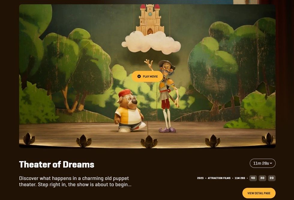 nWave Pictures Professional Area Theater of Dreams