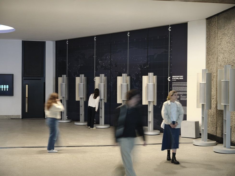 Observatory Station (2025), Miyu Hosoi Feel the Sound at the Barbican Installation view 22 May – 31 August 2025 © Thomas Adank / Barbican Centre