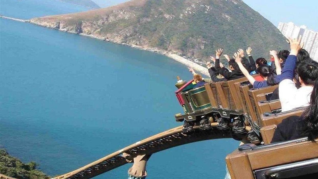 Ocean Park Hong Kong rollercoaster