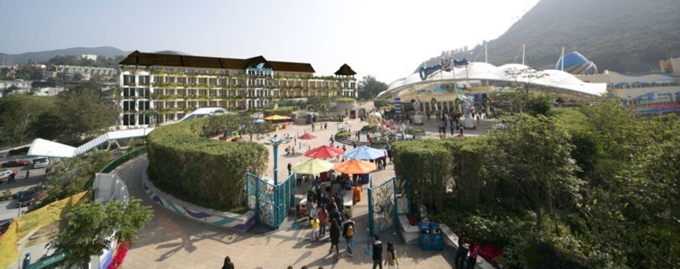 Ocean Park Hotel Tender Photomontage