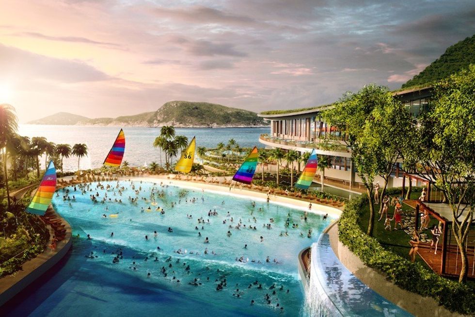 Ocean Park Water World Outdoor Wave Pool