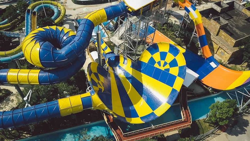OCT Manta waterparks whitewater aerial view