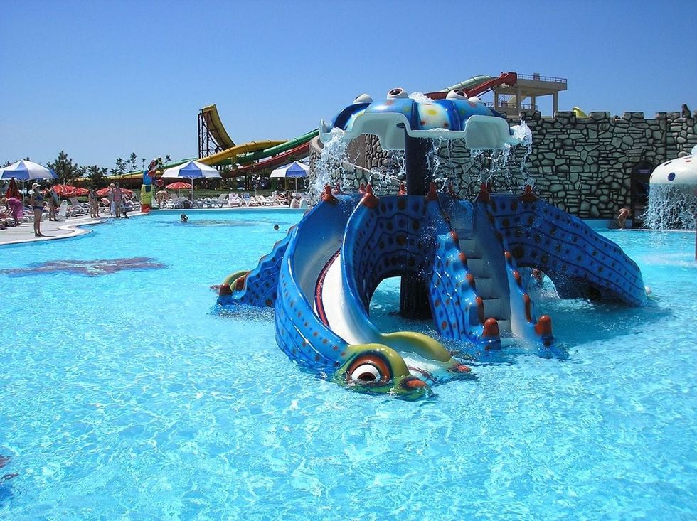 octopus slide polin waterparks