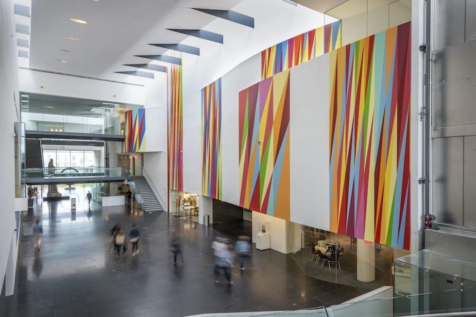 Odili Donald Odita (American, born 1966), Procession, 2020. VMFA