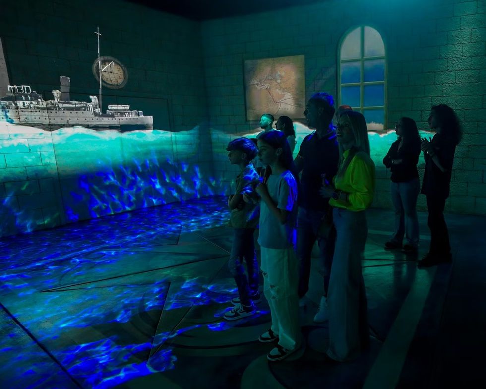 Odyssey Malta preshow immersive exhibit