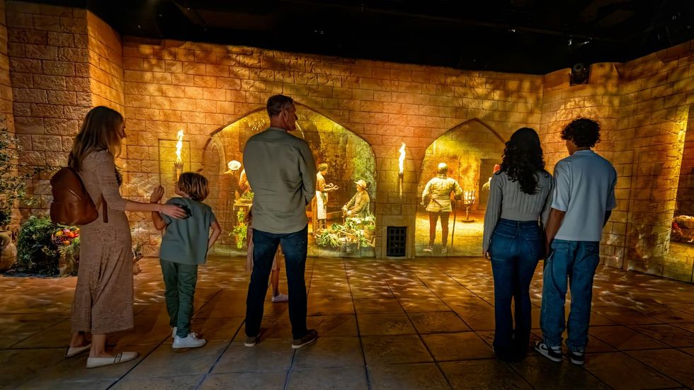 Odyssey Malta preshow immersive exhibit