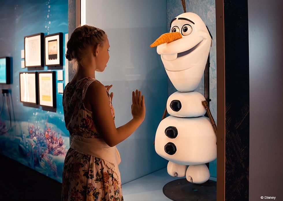 Olaf Disney100 The Exhibition