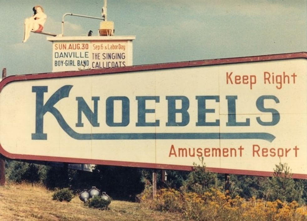 old knoebels billboard