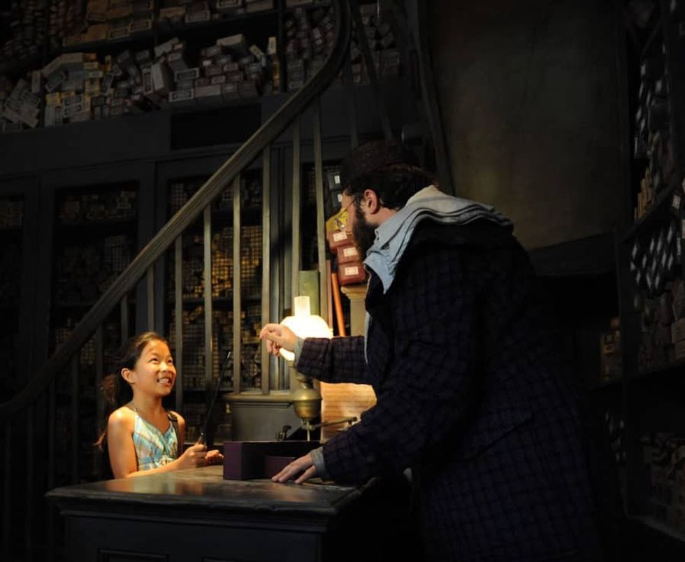 Ollivanders wand shop at The Wizarding World of Harry Potter, Universal Orlando Resort gamifying theme parks