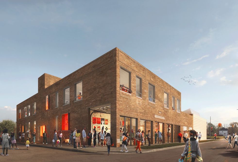 oma mixed use arts detroit