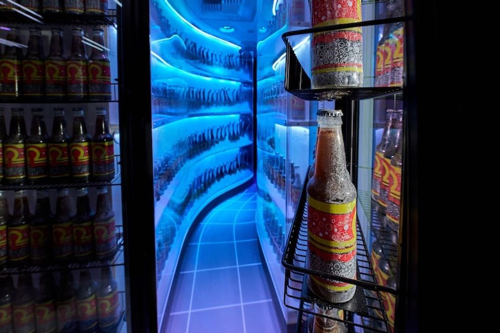 Omega Mart tunnel Meow Wolf