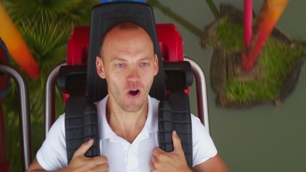 onboard content from roller coaster