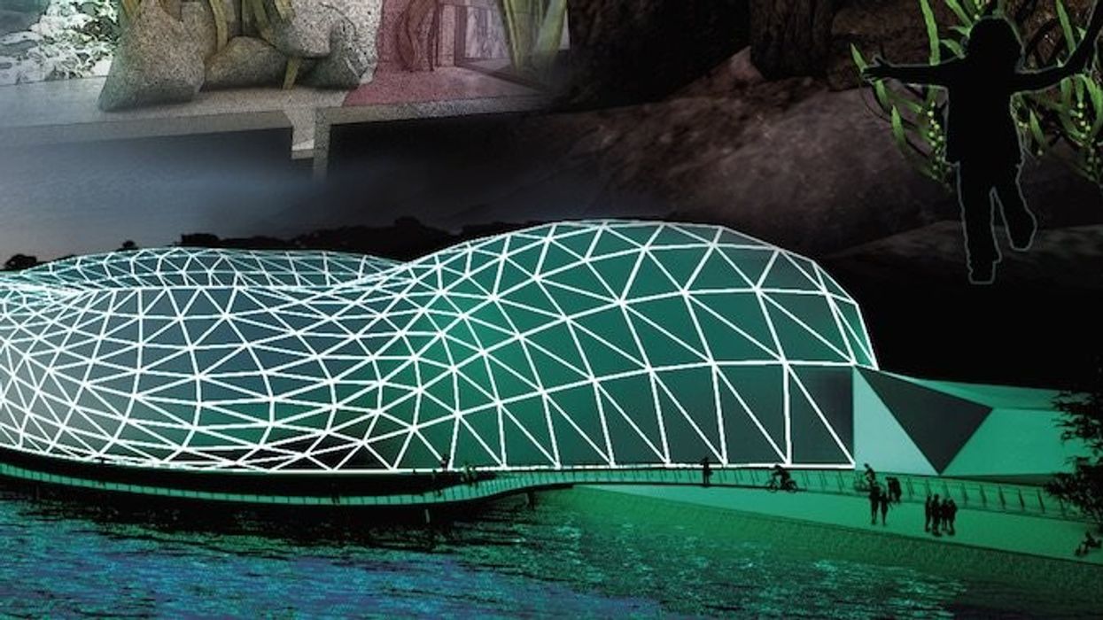 oncept rendering of "The AquaLab" exterior structure by Ross Ricupero, Charlene Karl, and Michelle Bootsma