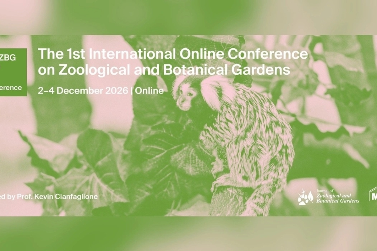 Online Zoological and Botanical Gardens Conference, IOCZBG 2026, with monkey imagery