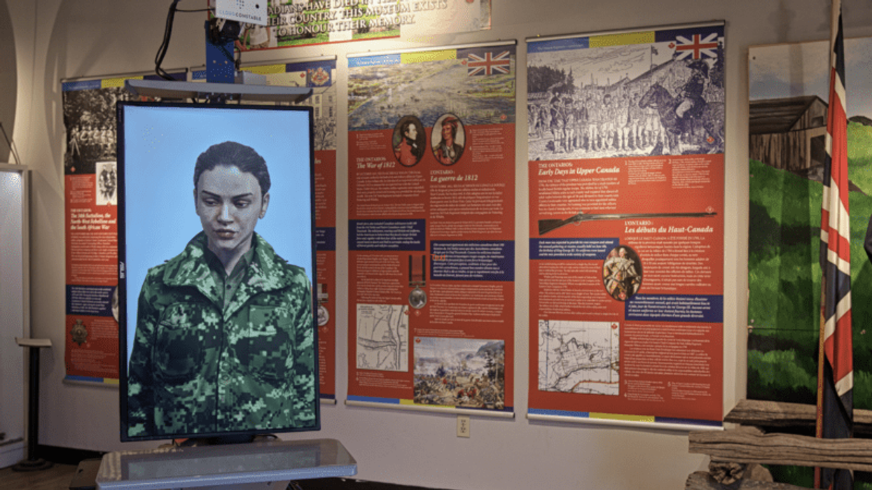 ontario regiment museum lana artificial intelligence