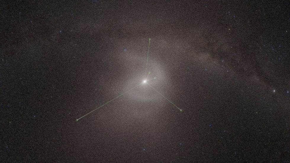 Oort cloud spiral discovery
