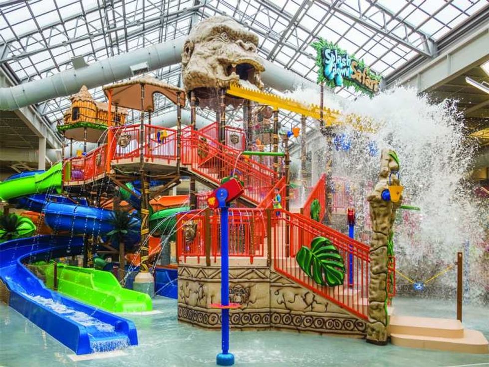 openaire enclosure over kalahari waterpark, no. 2 in travel channel best waterparks list