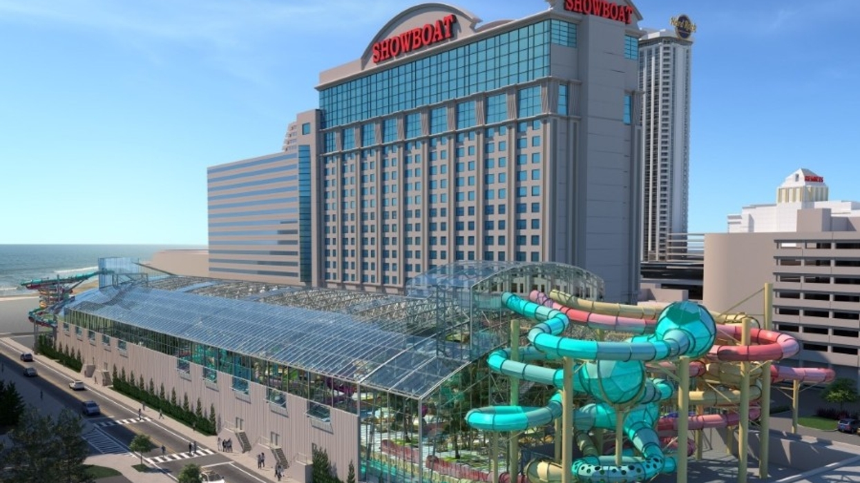 OpenAire Showboat Waterpark Roof Rendering