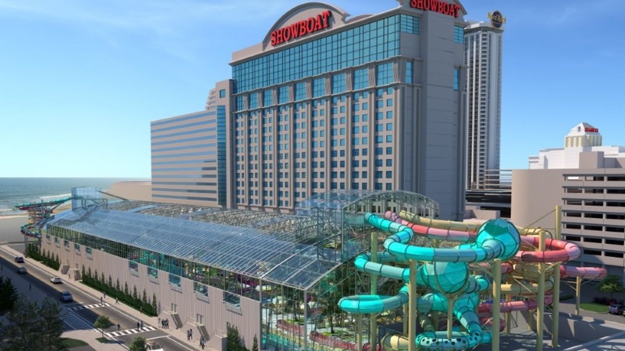 OpenAire Showboat Waterpark Roof Rendering