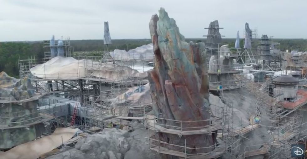 Opening day Star Wars Galaxys Edge walkers.