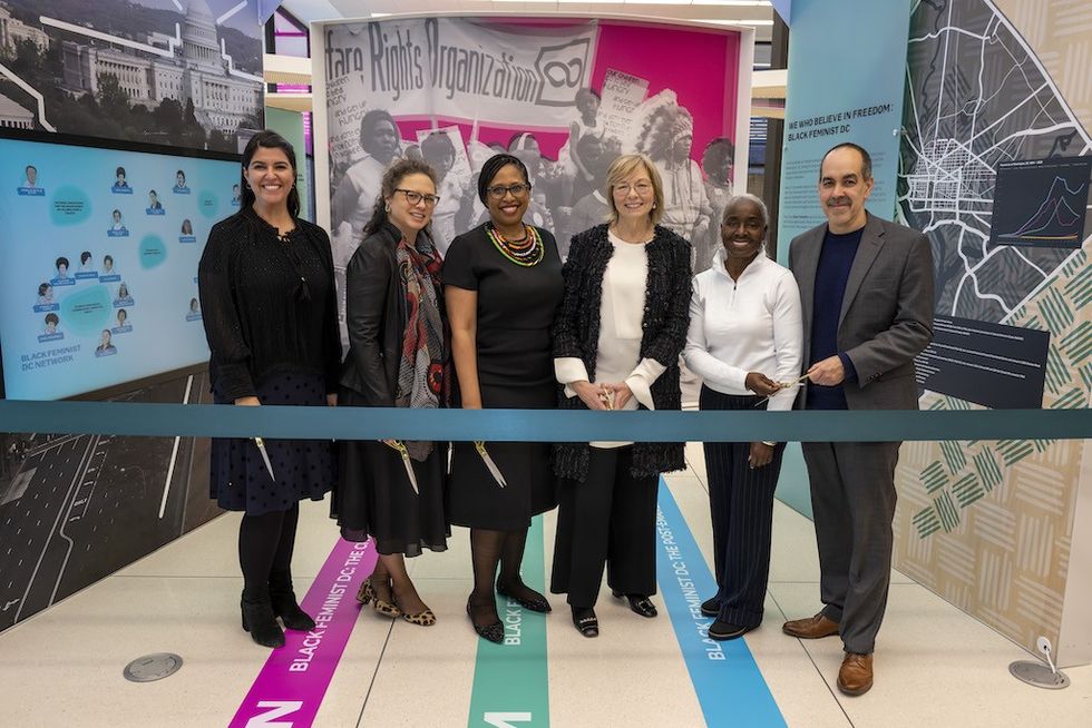 opening of Black Feminist DC exhibition