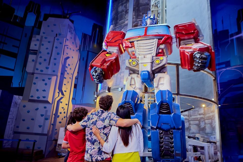 Optimus Prime at Hasbro City new attractions 2023