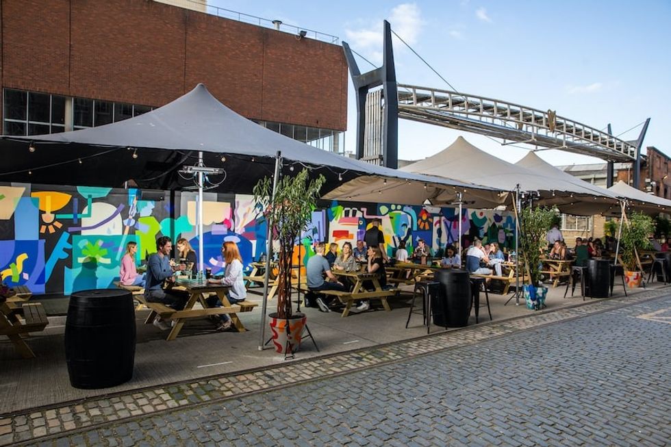 Outdoors at the Guinness Storehouse