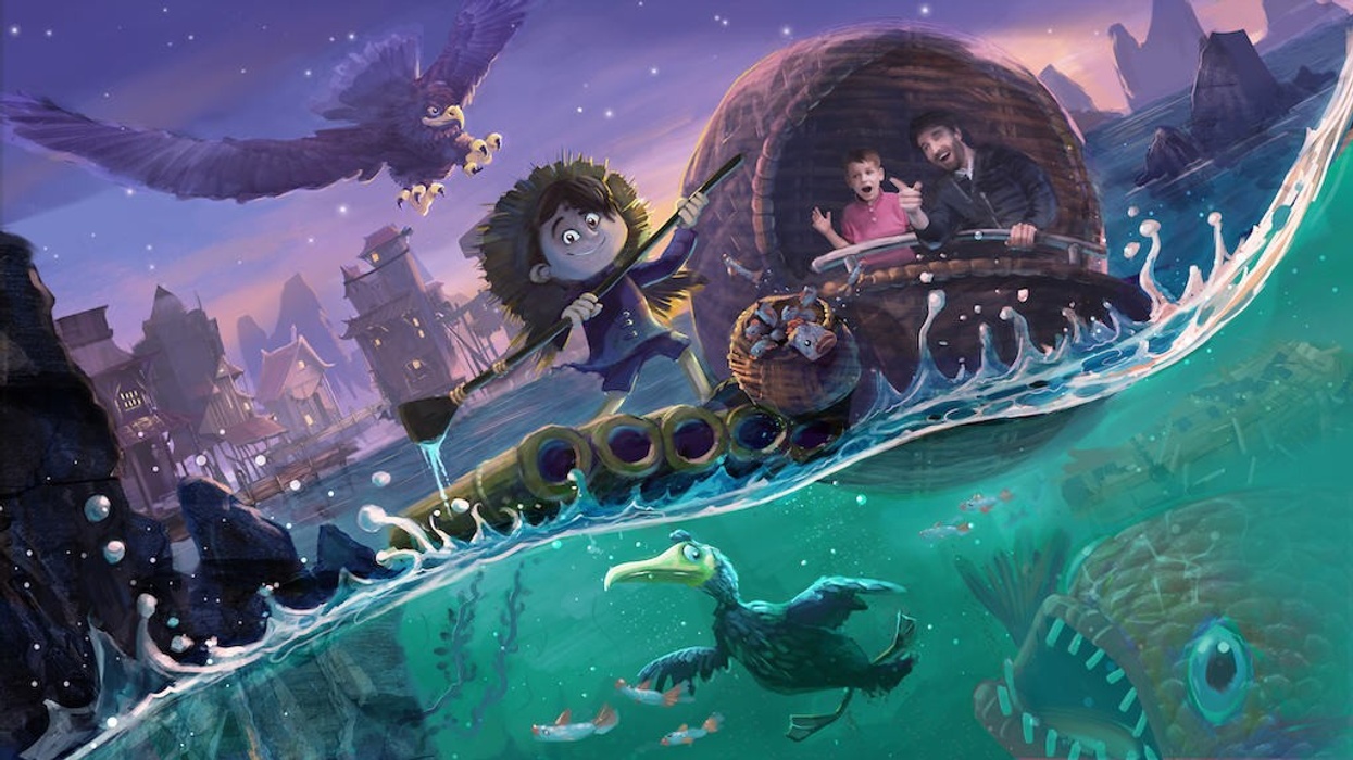 P&P Projects Concept Design family dark ride - collaboration with Aardman and Vekoma