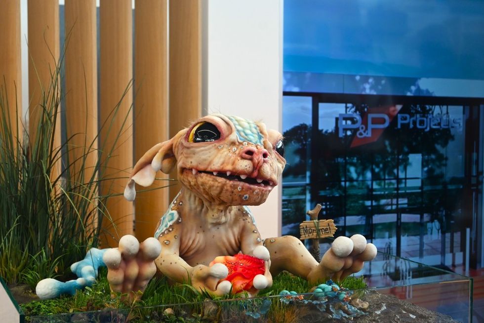 P&P Projects Presentation of ThemedMotion show model 'Mormel' at IAAPA Expo Europe