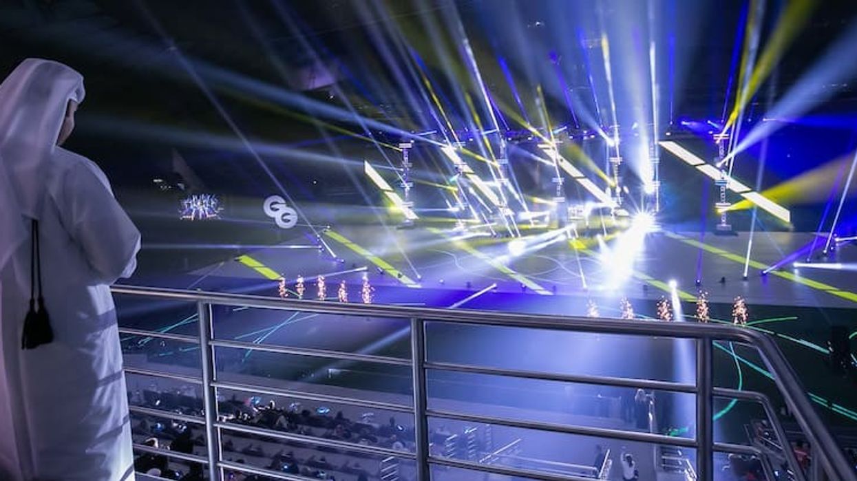 Painting with Light designed lghting concept for WEGA Global Games opening ceremony in Qatar