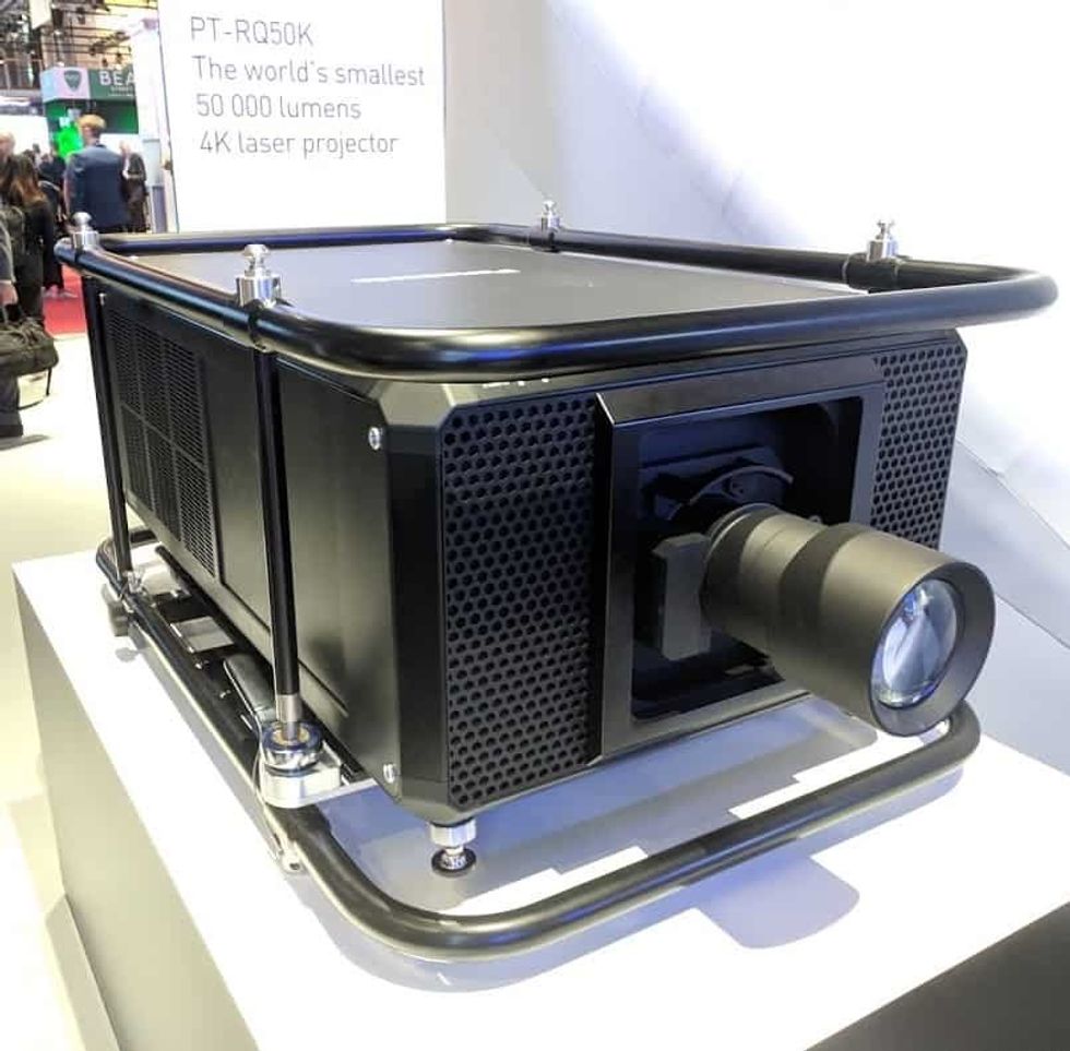 panasonic 4k projector 50000 lumens ise 2019 emerging technologies for attractions