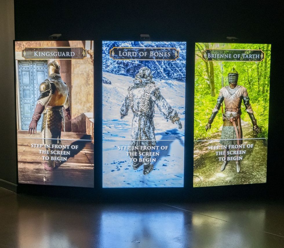 Panasonic Connect Game of Thrones Studio Tour interactive